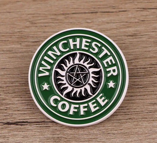 Winchester Coffee Enamel Pin