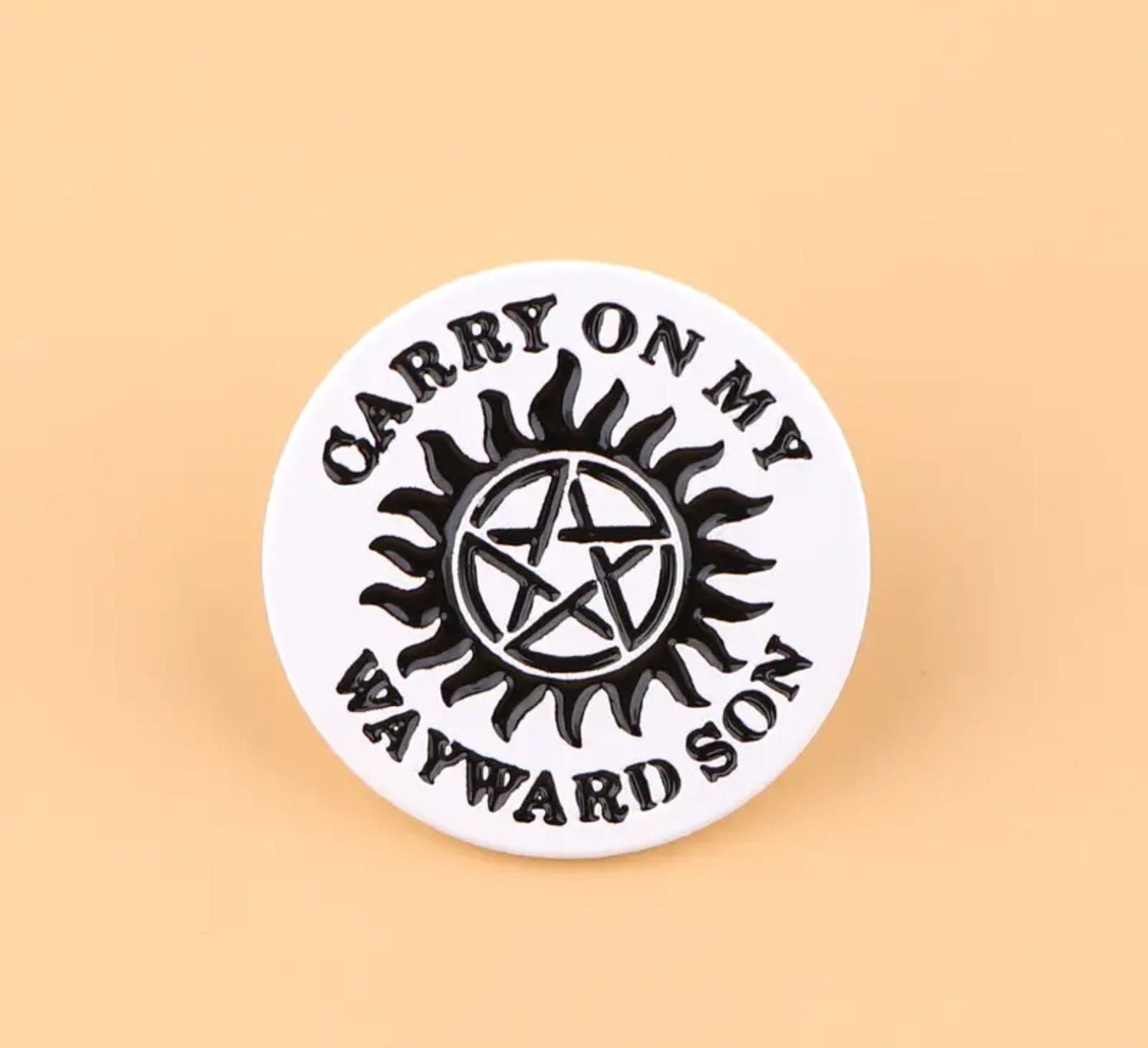 Carry-on My Wayward Son Enamel Pin