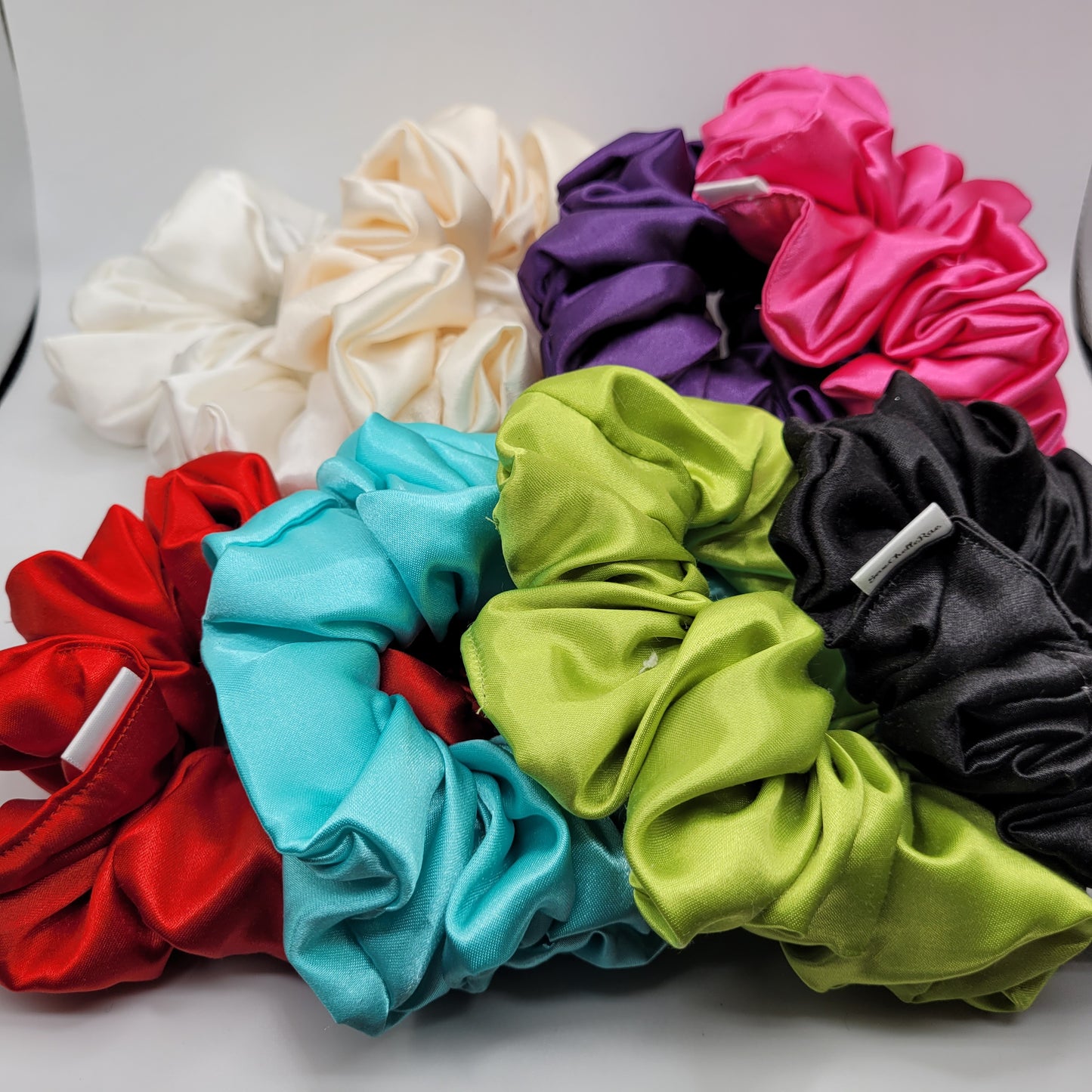Satin scrunchies