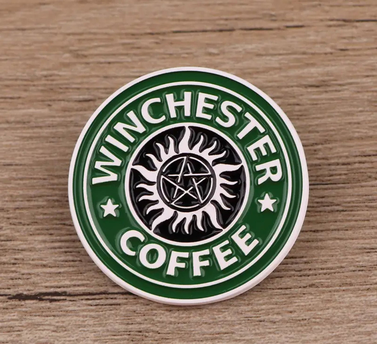 Winchester Coffee Enamel Pin