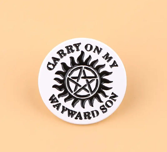 Carry-on My Wayward Son  Enamel Pin