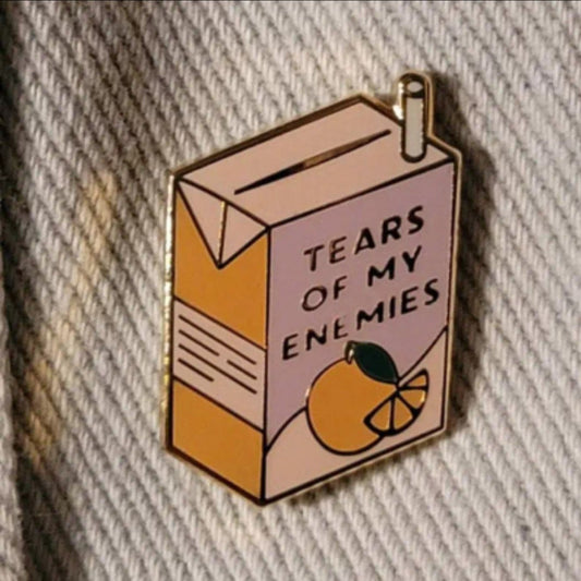 Tears of My Enemies (Juicebox) Enamel Pin