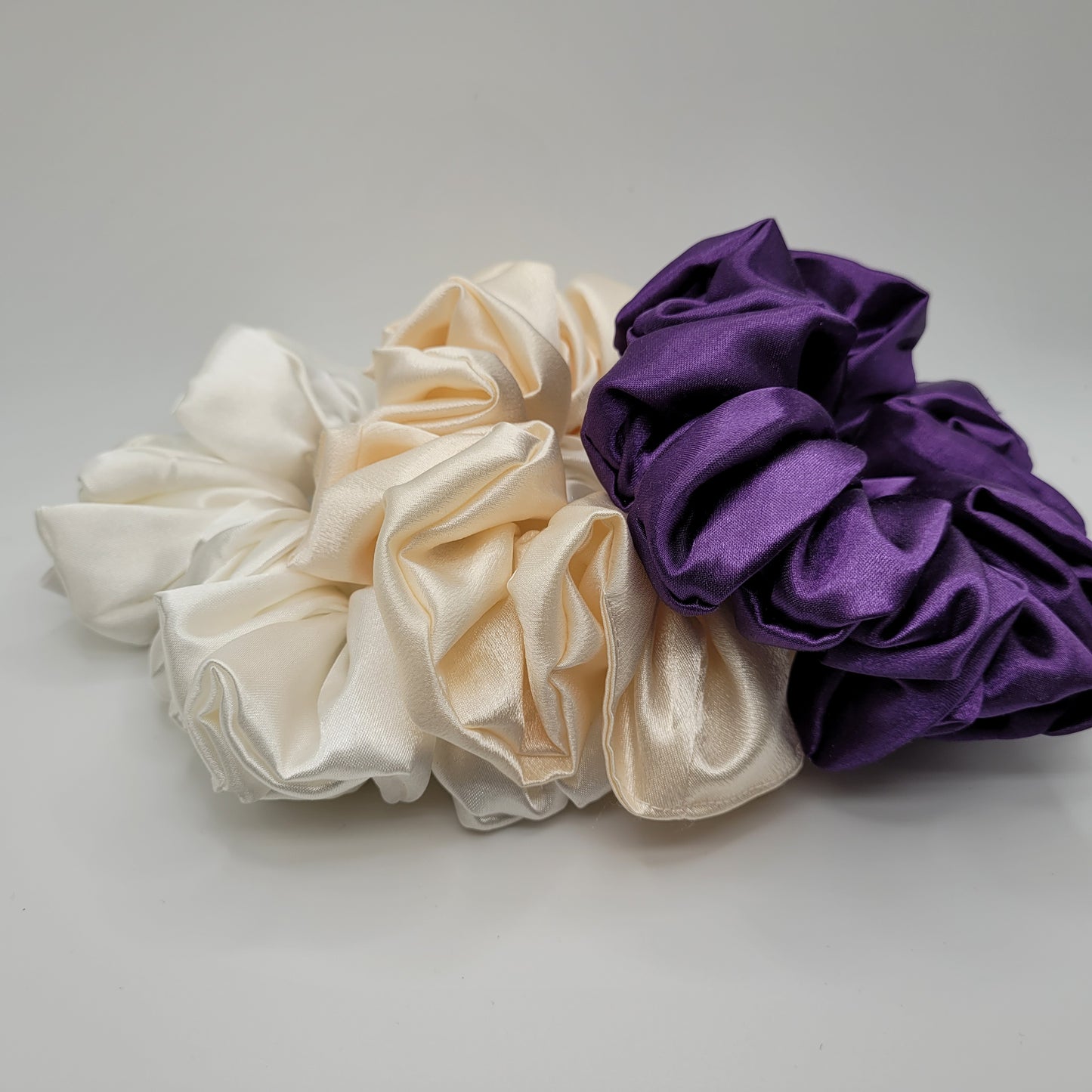 Satin scrunchies