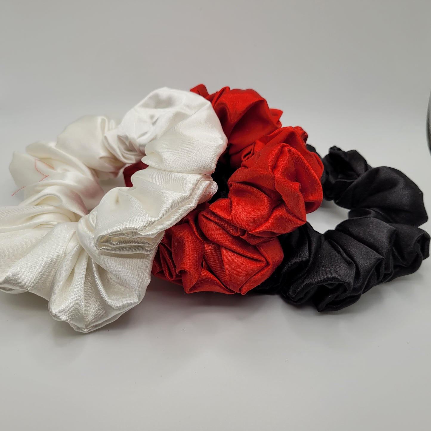 Satin scrunchies